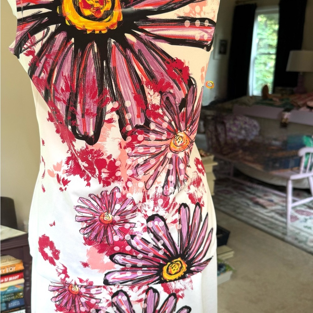 OJAI OF CA FLORAL TOP AND SKIRT SET-LARGE- PICKLEBALL ANYONE?